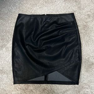 Vici Faux Leather Mini Skirt